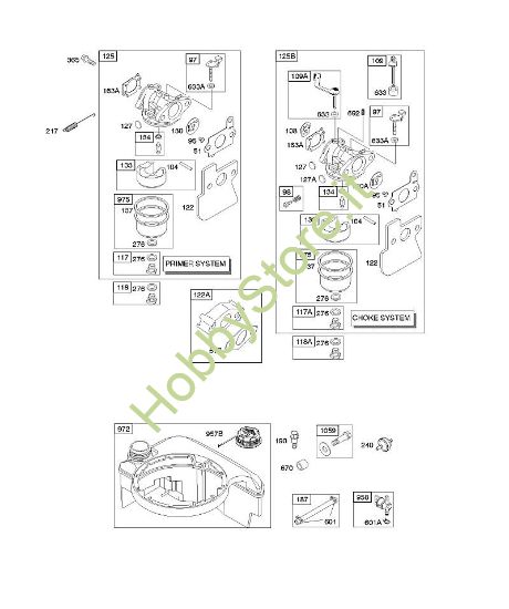 D - Carburatore, alimentazione carburante B&S - 12 €¦ 12Q502-0194-B1 brand Stihl